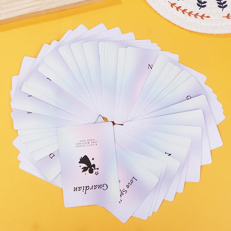 10.5*7.5 cm Carte Oracle Cosmic Insights A 41 Mazzo di carte per la vita quotidiana Chiarezza Versione inglese Fate Divination Carta di profezia