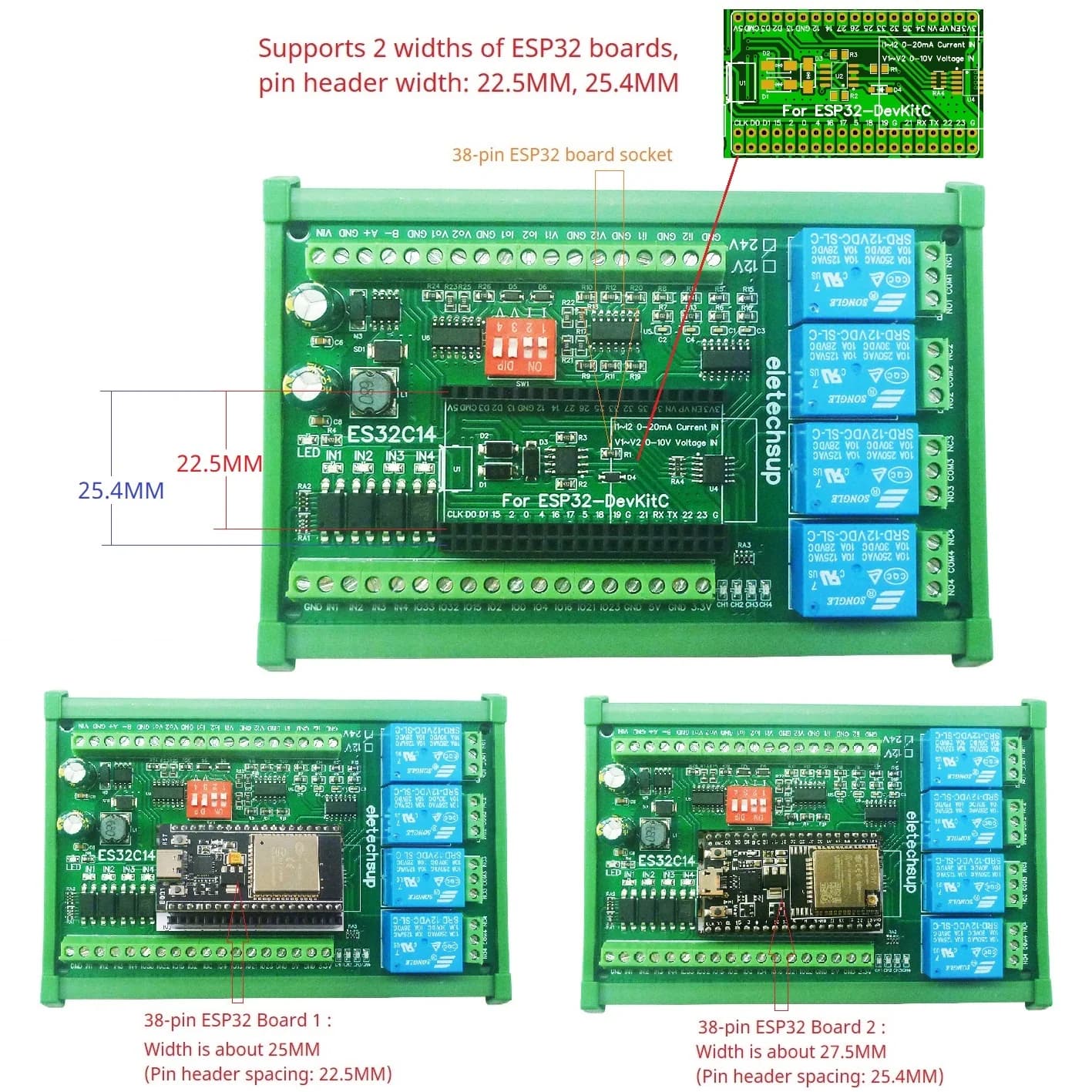 Relay Switch Module for Arduino PLC Smart Home IOT Diy Digital Analog DAC ADC IO Wifi