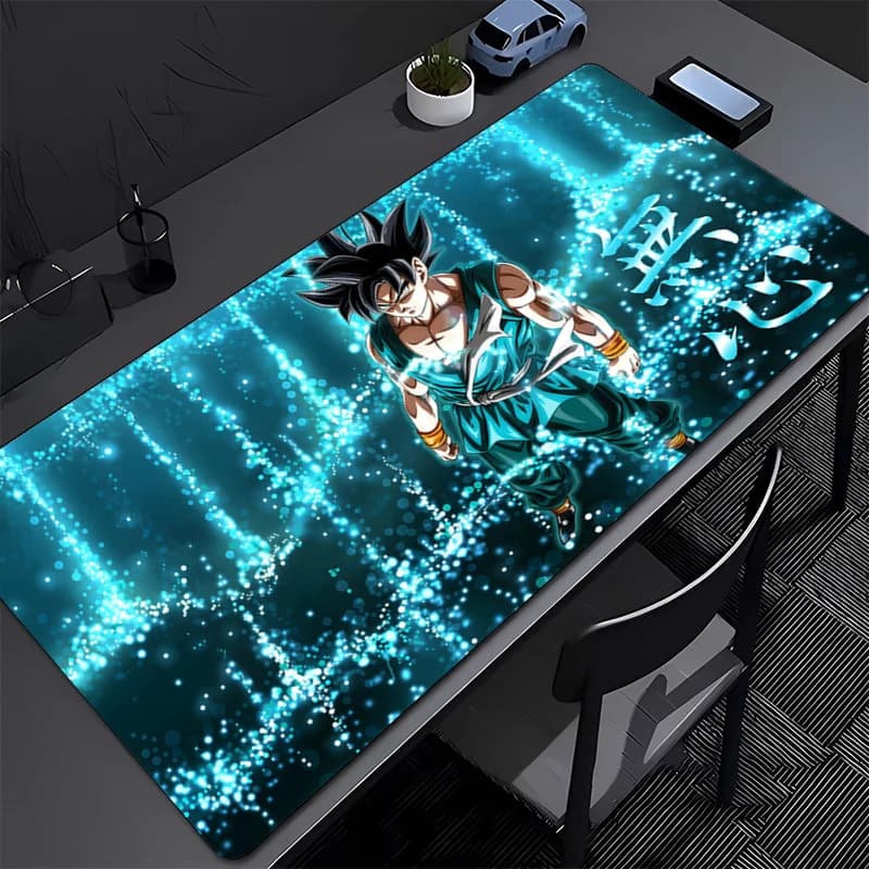 Tappetino per mouse Dragon Ball Gioco per computer Tappetino per mouse Accessori da gioco Tappetino per tastiera con stampa antiscivolo di grandi dimensioni Tappetino per mouse per PC