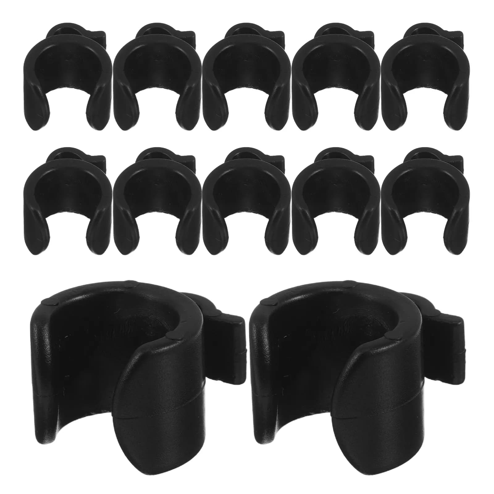 30Pcs Microphone Cable Clips for 20Mm Mic Stand Live Streaming Bracket Phone Tripod Selfie Stick Cable Organizer Holder