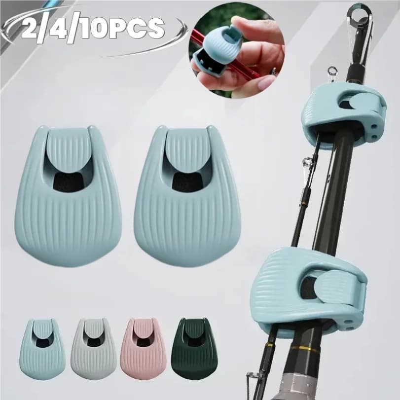 Fixing clip for fishing rod Clips for portable caller rod Clamping clamp for beach fishing rod Fishing instruments Compact fastener