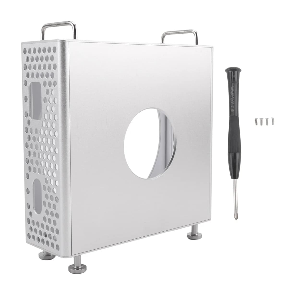 New For Mac Mini M4/M4 Pro Vertical Stand Computer Case Protective Cover Computer Accessories for Mac Mini M4/M4 Pro