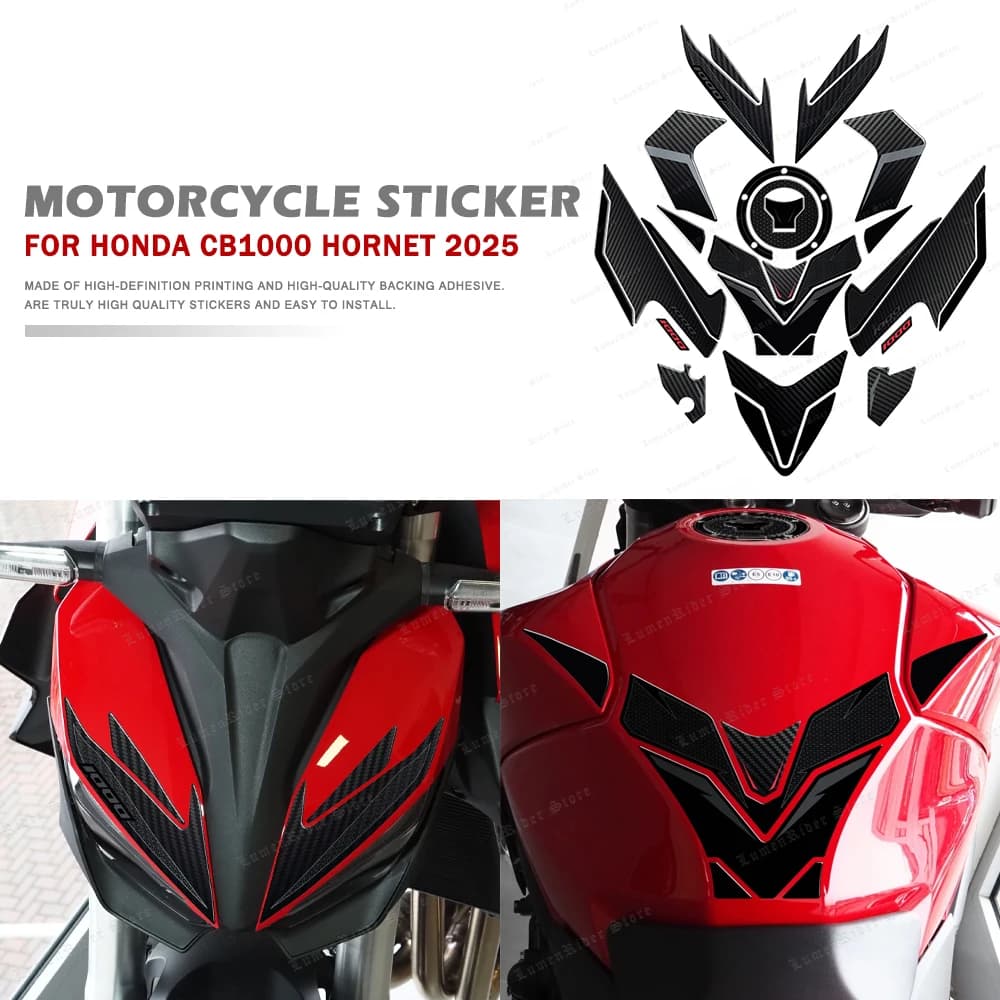 Per Honda CB1000 Hornet 2025 Accessori moto Adesivo di protezione del serbatoio in resina epossidica 3D