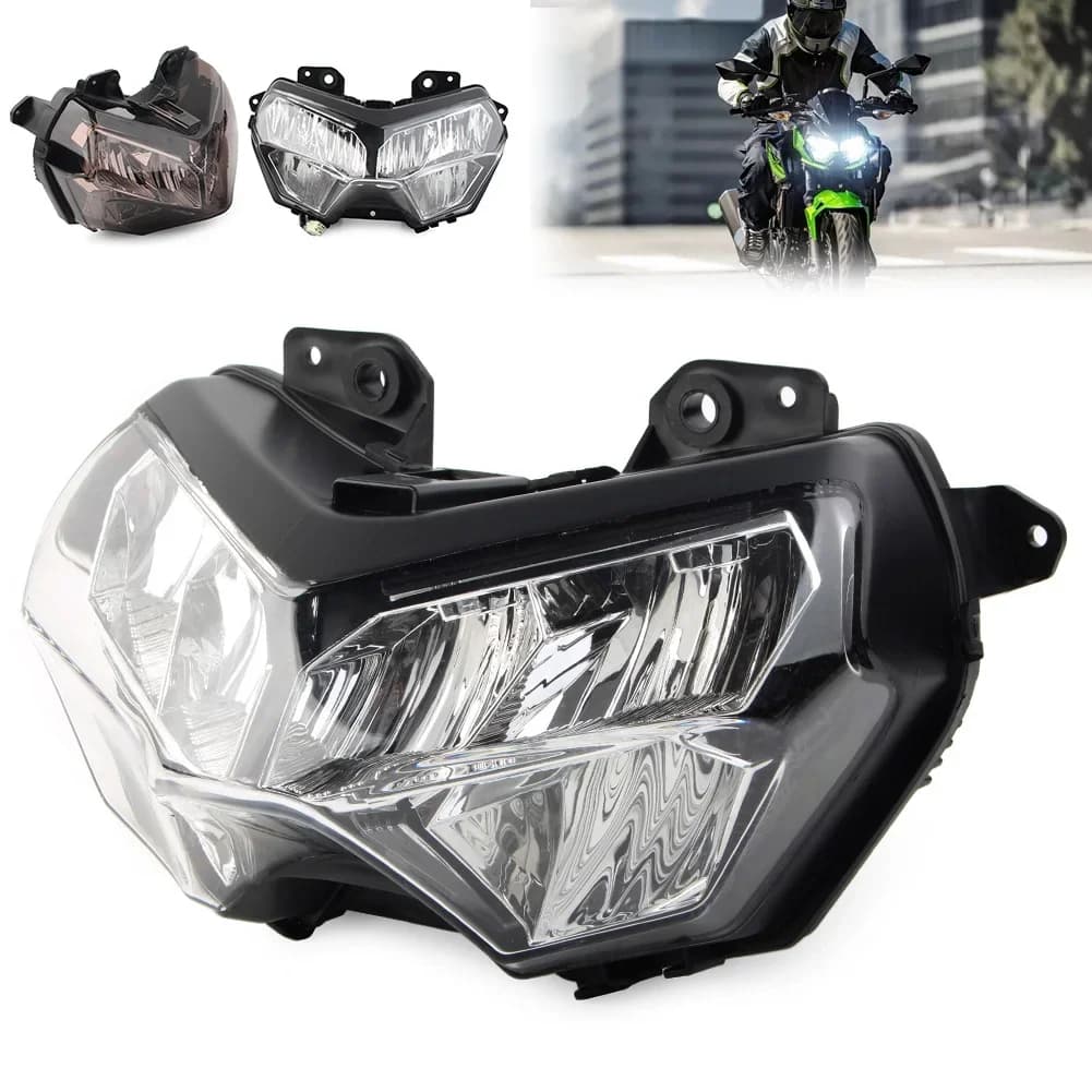 Moto Faro di Montaggio Faro Anteriore Viso Luci Testa Della Lampada Carena Per Kawasaki Z400 2018-2022 Per Z650 Z900 2020-2022