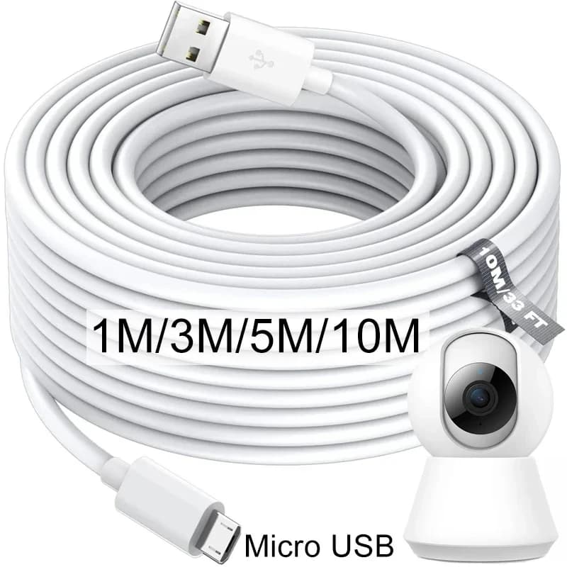 Cavo Dati Micro USB Tipo C 6A Ricarica Rapida 1M 2M 3M 5M 10M Cavo Universale per iPhone 15 Samsung Fotocamera PS5 VR