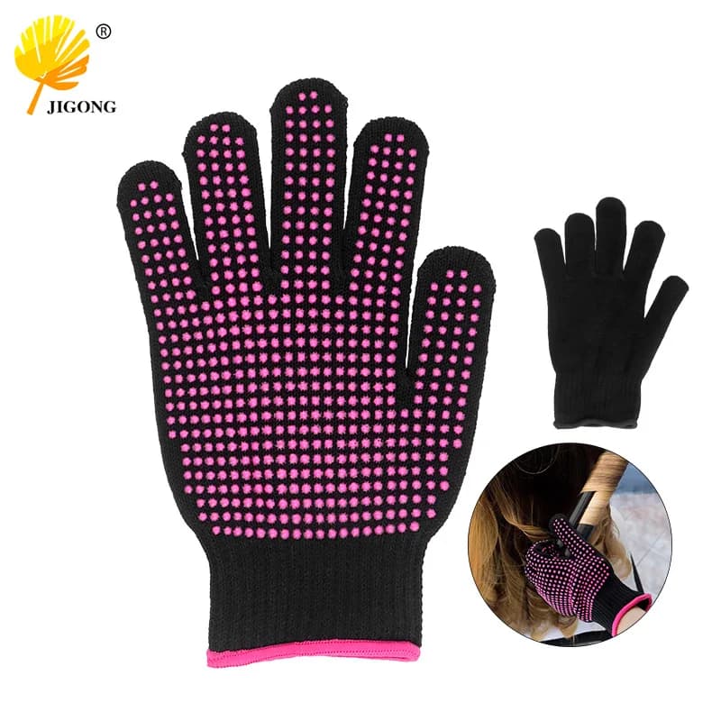 Front-back beads, permanent, curling iron, hair plate, high temperature resistance, thermal insulation, barbecue gloves, hair