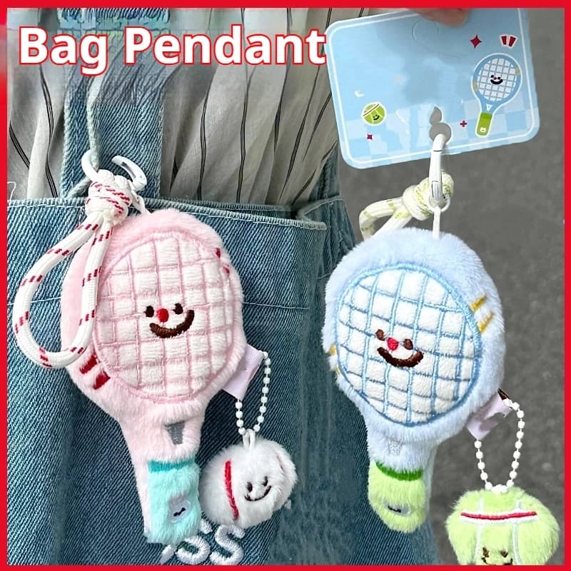 Nice cuff holder for tennis rack, girl backpack decoration, boy car pendant, doll decoration, Christmas birthday gift