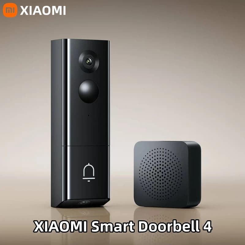 Xiaomi Smart Campanello 4 Doppia lente a infrarossi ad alta definizione Smart Home Wireless Cat eye Spioncino Telecamera Funziona per l'app Mi Home
