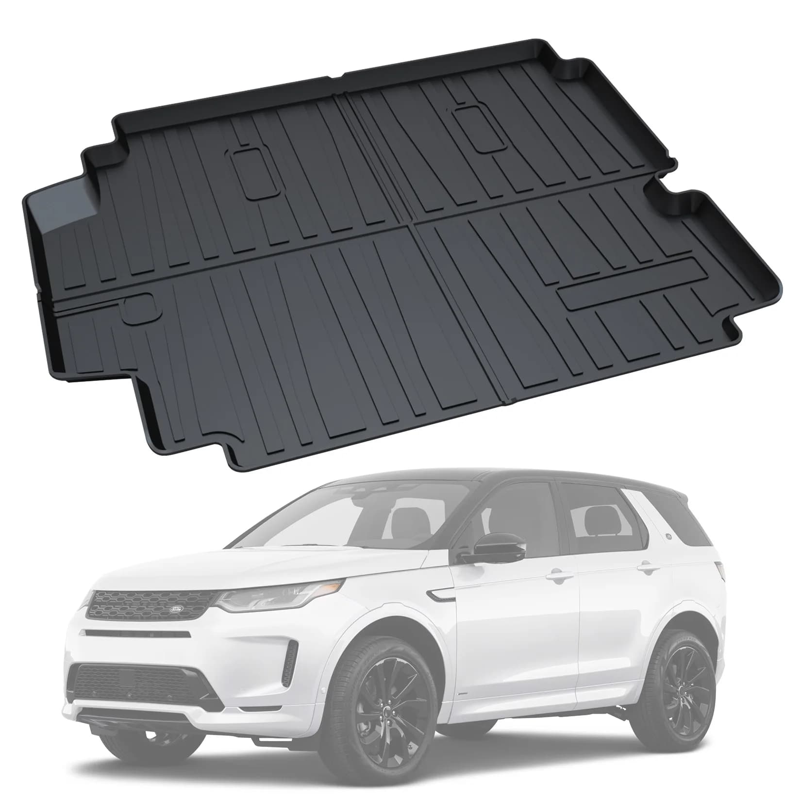 Car Vehicle Rear Cargo Liner Tooth Tray Carpet for Land Rover Discovery 5 2017 2018 2019 2020 2021 2022 2023 2024 2025