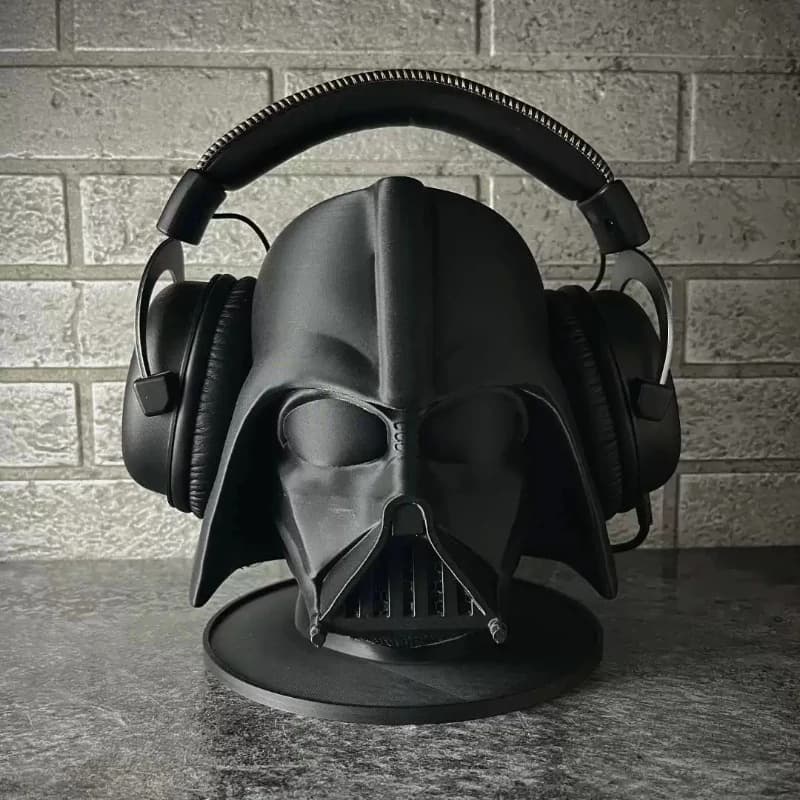 Supporto per Cuffie a Forma di Maschera Samurai Nera, Gancio Personalizzato per Cuffie da Gaming ed Esports, Accessorio Regalo