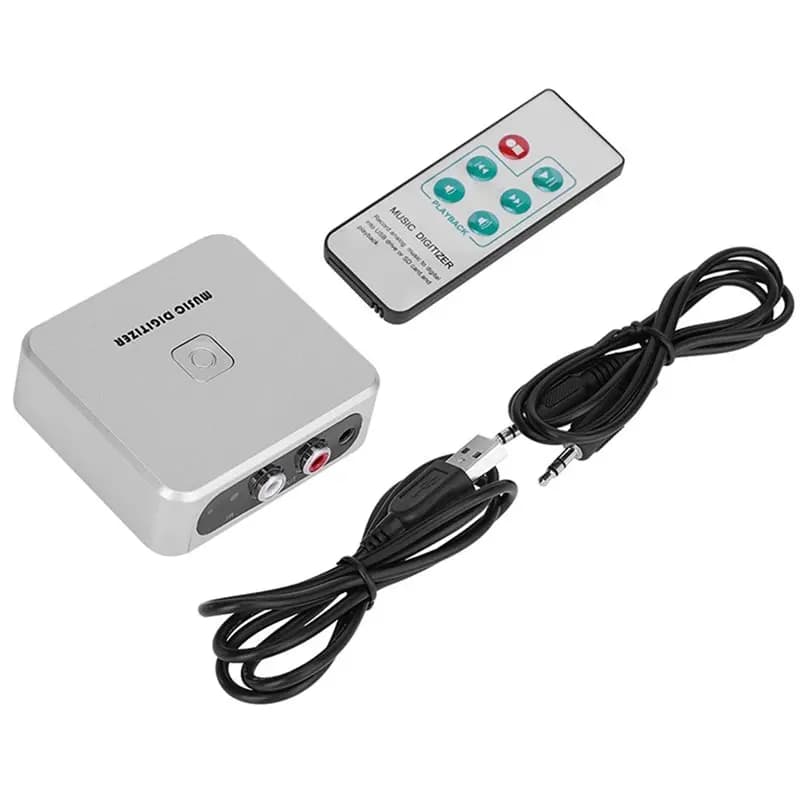 【GADGET DIGITALE】Convertitore MP3 128Kbps RCA Canale Sinistro/Destro Convertitore Digitale Musicale USB Flash Drive/Scheda SD Ezcap 241 Audio USB
