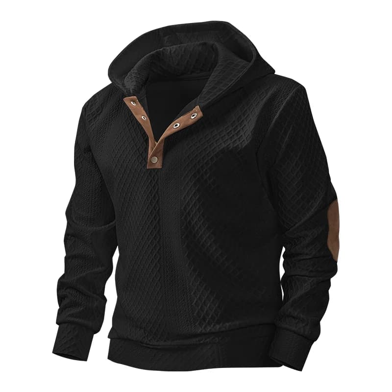 Spring Autumn Men's Long Sleeve T-Shirt Hoodie Knitted Base Layer Shirt Casual Fashion Polyester Fiber Youth Inner Wear