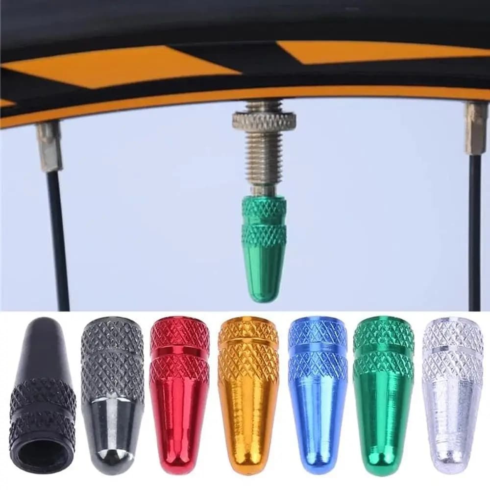Dustproof Bicycle Accessories Universal Bike Air Valve Caps Bicycle Tire Valve Cap Wheel Tire Valve Cap Tyre Valve Cap