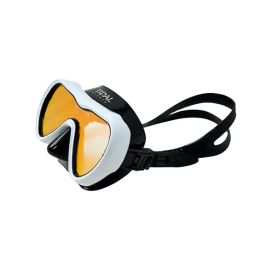 Maschera Subacquea Tidal Mask - Maschera Avanzata Antiappannamento per Immersioni Subacquee, Snorkeling, Apnea e Nuoto: Vetro Temperato Grandangolare Singolo L