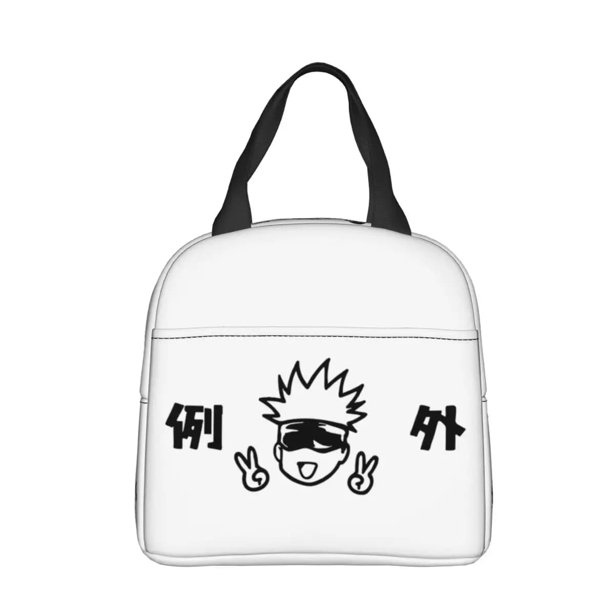 Jujutsus Kaisens Anime Insulated Lunch Bag Cooler Bag Lunch Container Cute Gojo Sensei Large Tote Lunch Box Food Storage Bags
