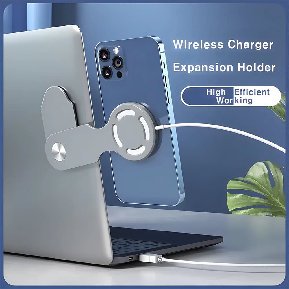 Staffa di estensione custodia per Clip per schermo laterale per Laptop per supporto per telefono cellulare con staffa Magsafe per supporto per Laptop iPhone Magsafe