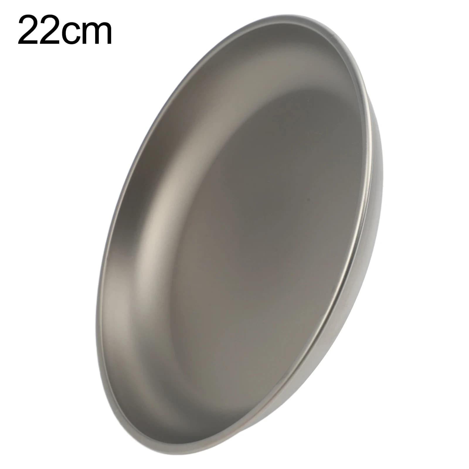 Outdoor Camping Picnics Camping Tableware Lightweight Ti Dish Weight About 120g 75g Smooth Edges Easy To Carry
