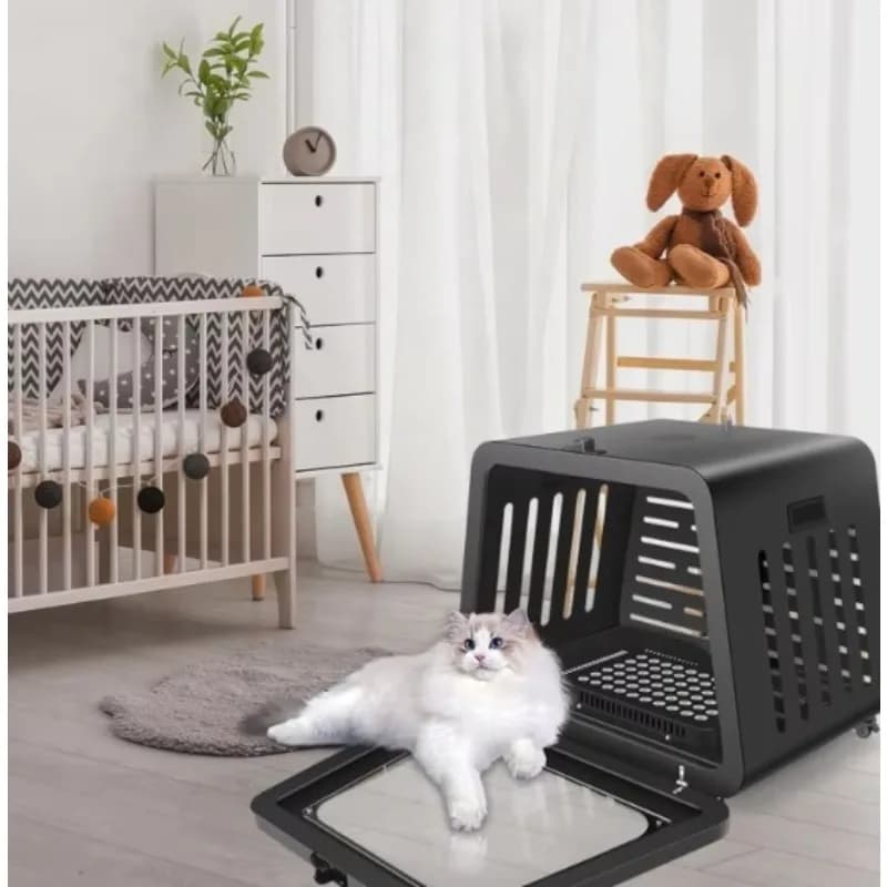 Gabbia per Cani e Gatti con Terapia a Luce Rossa a Infrarossi, Dispositivo per la Salute degli Animali Domestici