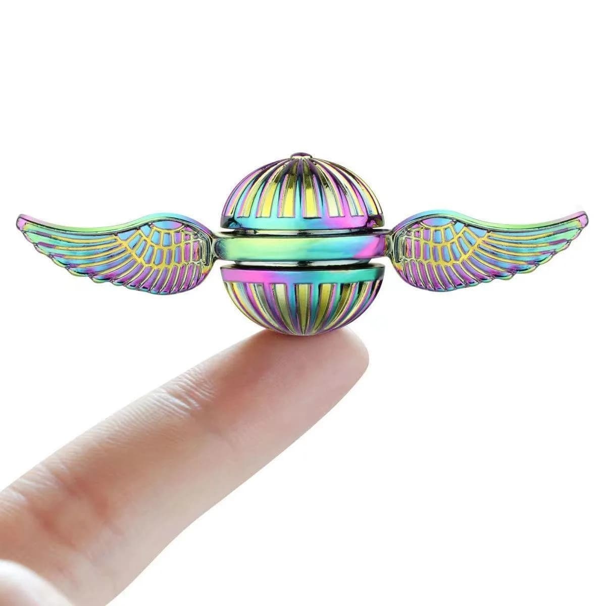 Boccino d'oro Fidget Spinner metallo Antistress mano punta delle dita rotazione giroscopica cupido Spinning Top giocattoli Antistress per bambini adulti