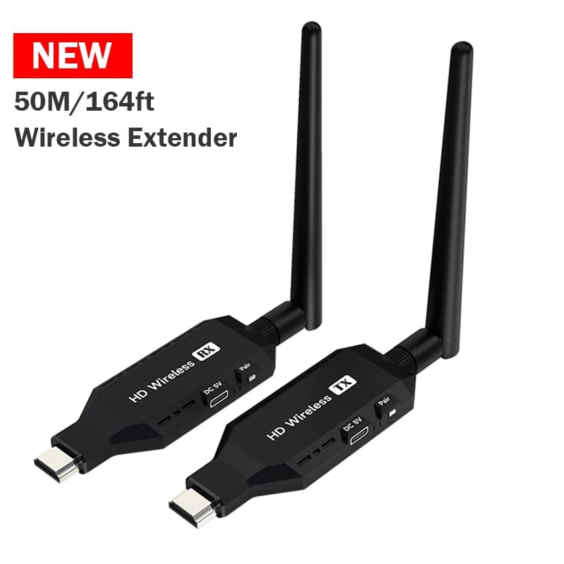HDMI wireless extender 50M Video transmitter receiver HDMI 1080P Share Dongle display HDMI for monitor TV Projector PC