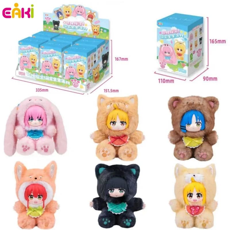 EAKI Original Anime Bocchi The Rock Blind Box Plush doll in Vinyl Pendant Action Figure Toy Gift