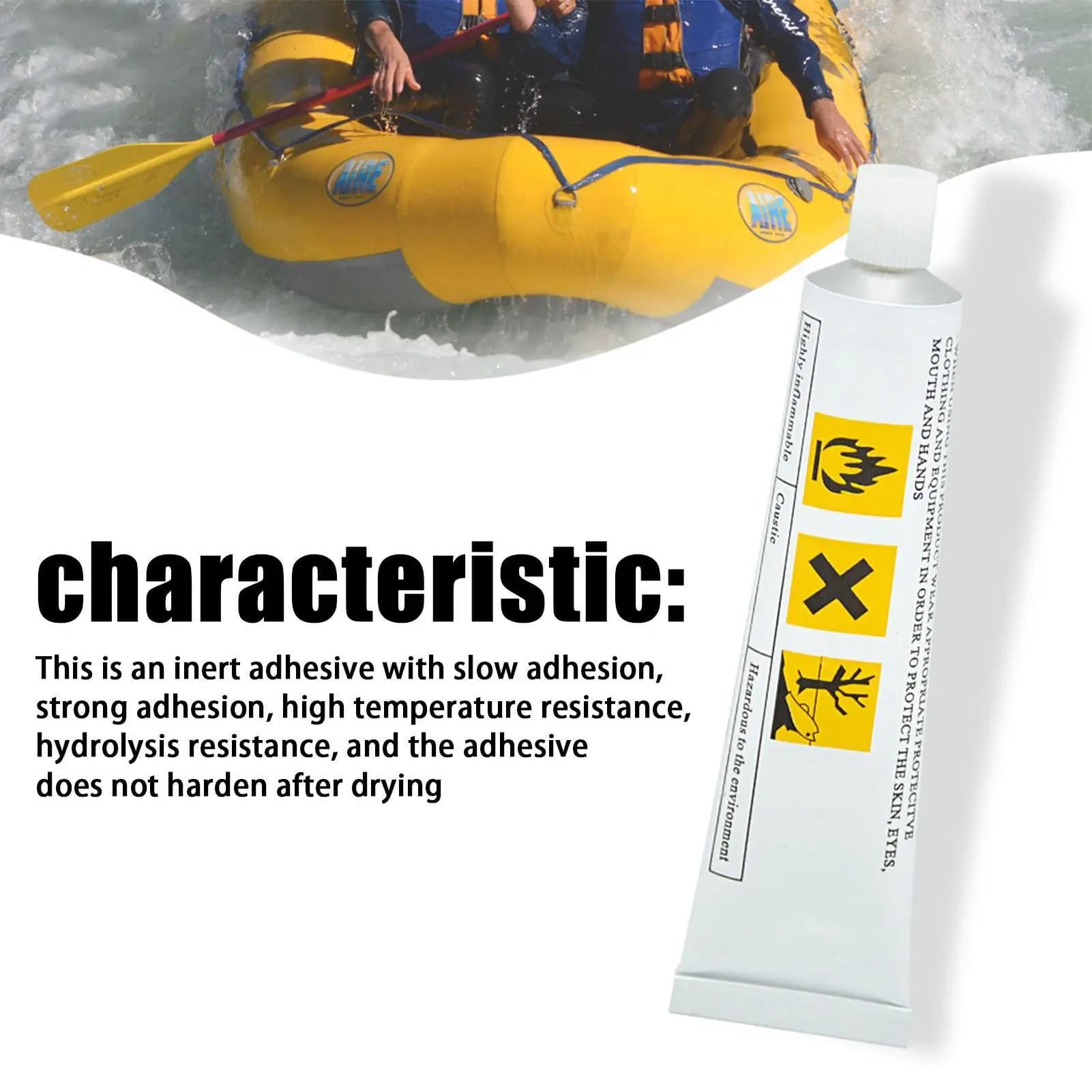 SUPs Riparazione Tubi di colla PVC Autoadesivo Gonfiabile Barca Paddle Board Kayak Tubo Riparazione Colla Piscine Strumenti di riparazione