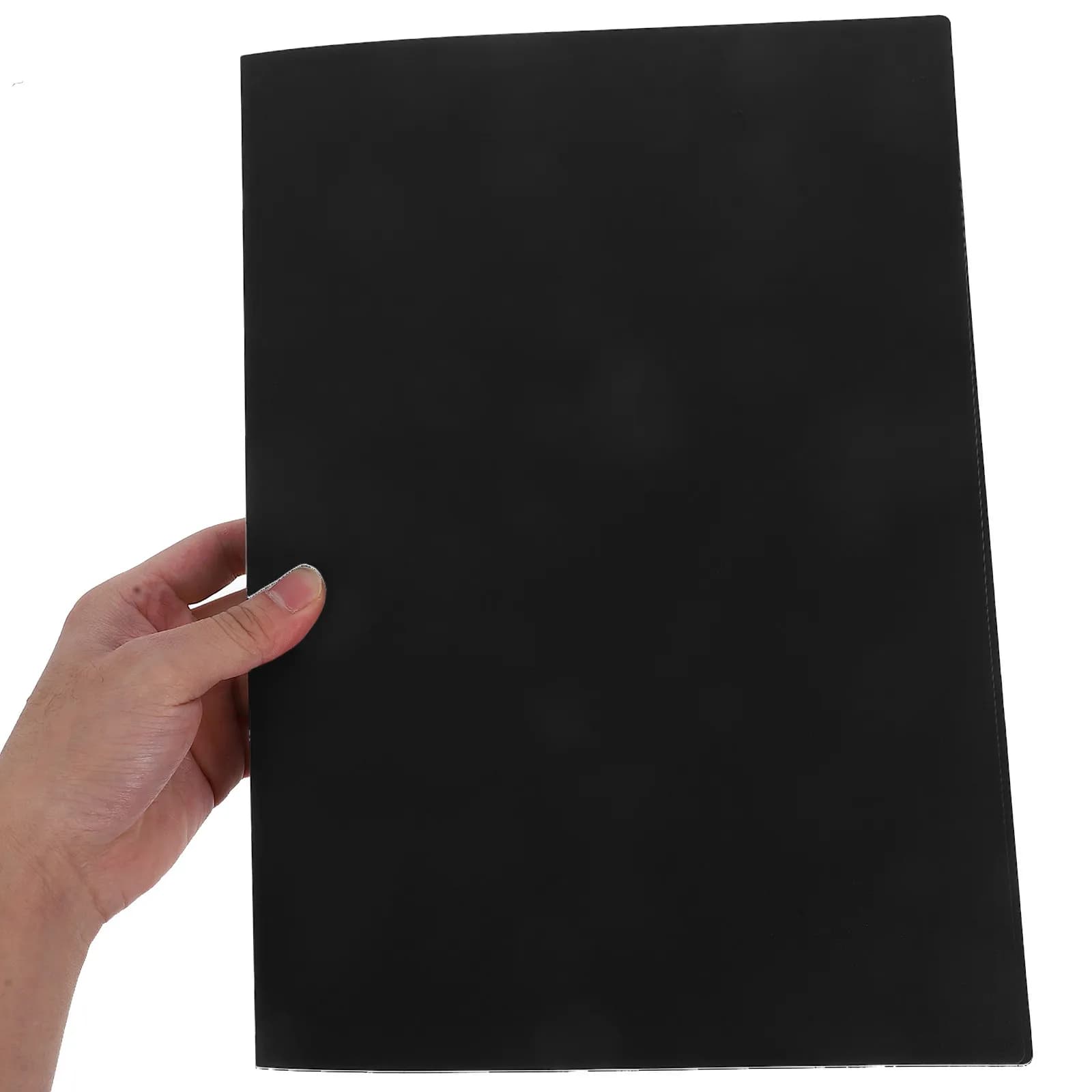 Cartella Portadocumenti Nera con 20 Tasche, Organizzatore per Fogli di Nota Musicale, Portafoglio per Archiviazione Documenti