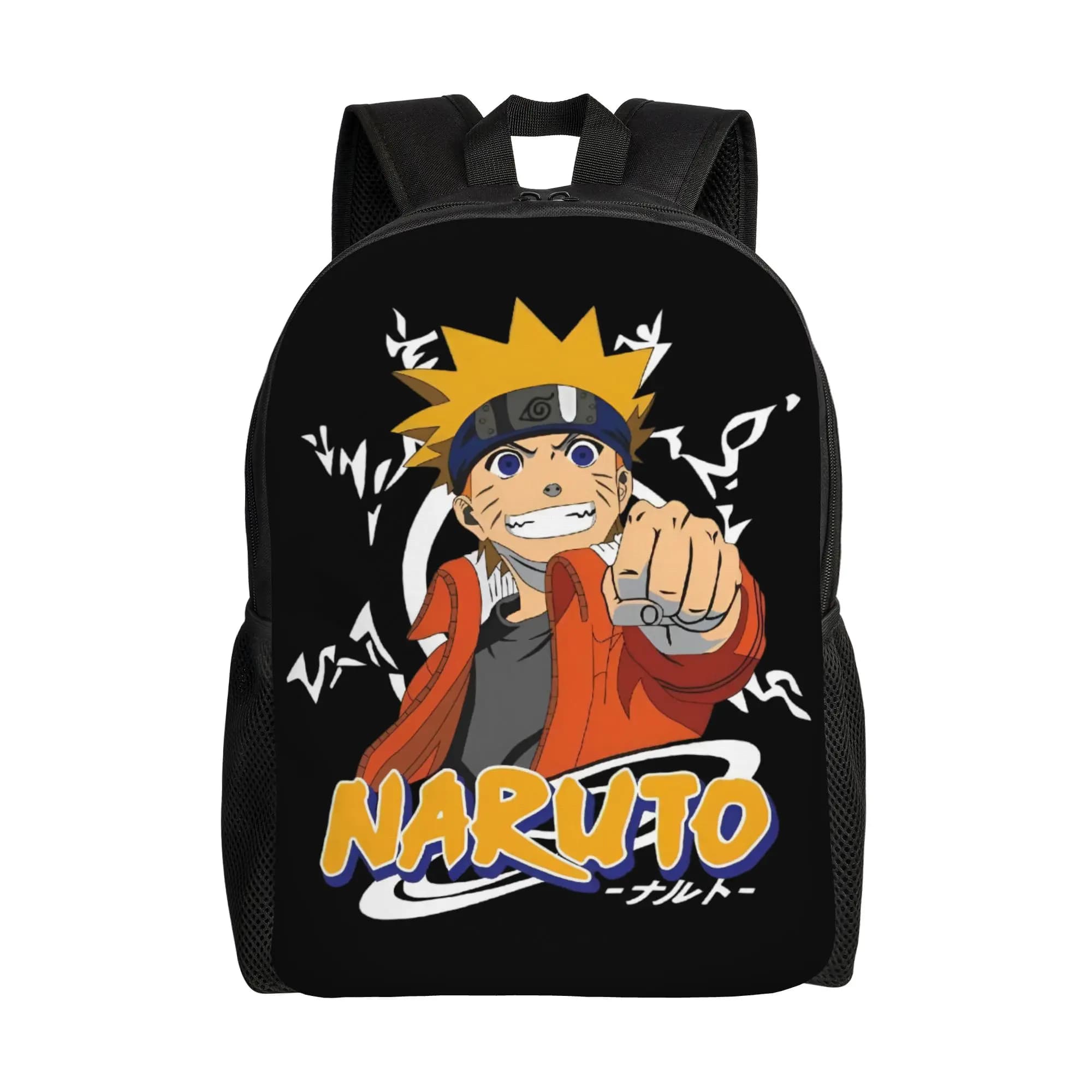 N-Narutoes Uzumaki Backpack for Women Men School College Student Bookbag Fits 15 Inch Laptop Manga Bags