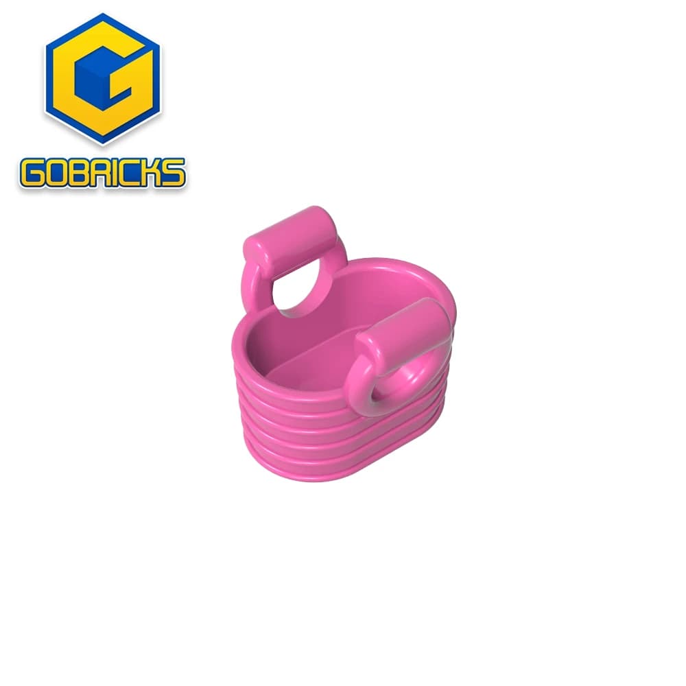 Gobricks GDS-2176 Borsa/Cestino compatibile con LEGO 93092 Assembla blocchi di costruzione giocattoli per bambini