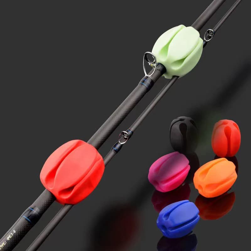 Dispositivo per canna da pesca a mulinello, multifunzione, per canna da lancio, canna da traino, protezione canna, accessori per l'assemblaggio e lo stoccaggio della canna da pesca