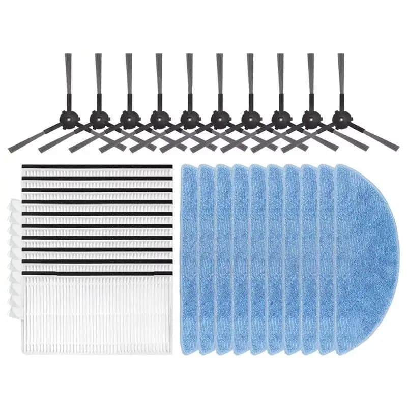 Promozione! Accessori per Robot Aspirapolvere ECOVACS YEEDI Y1 PRO / Y1 PRO PLUS: Spazzola Laterale, Filtro Hepa, Panno di Ricambio