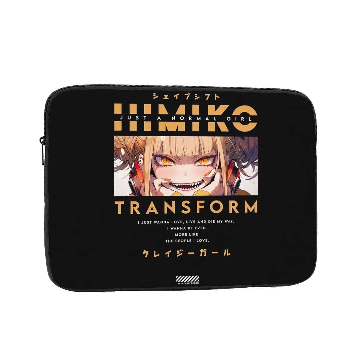 Himiko Toga Boku No My Hero Academia Borsa per laptop per notebook Custodia per notebook Custodia per tablet Custodia antiurto