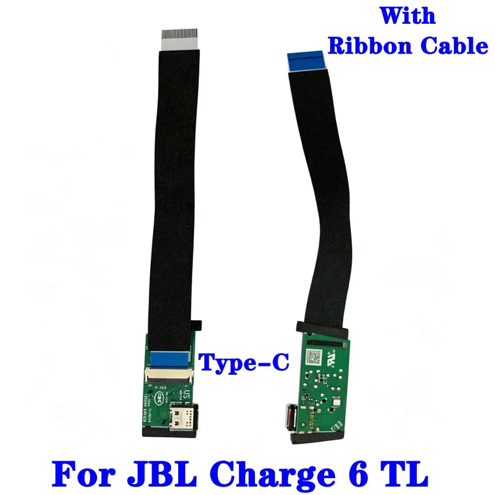 Connettore di alimentazione Micro USB per JBL Charge 6 TL, porta di ricarica USB Type-C con cavo a nastro