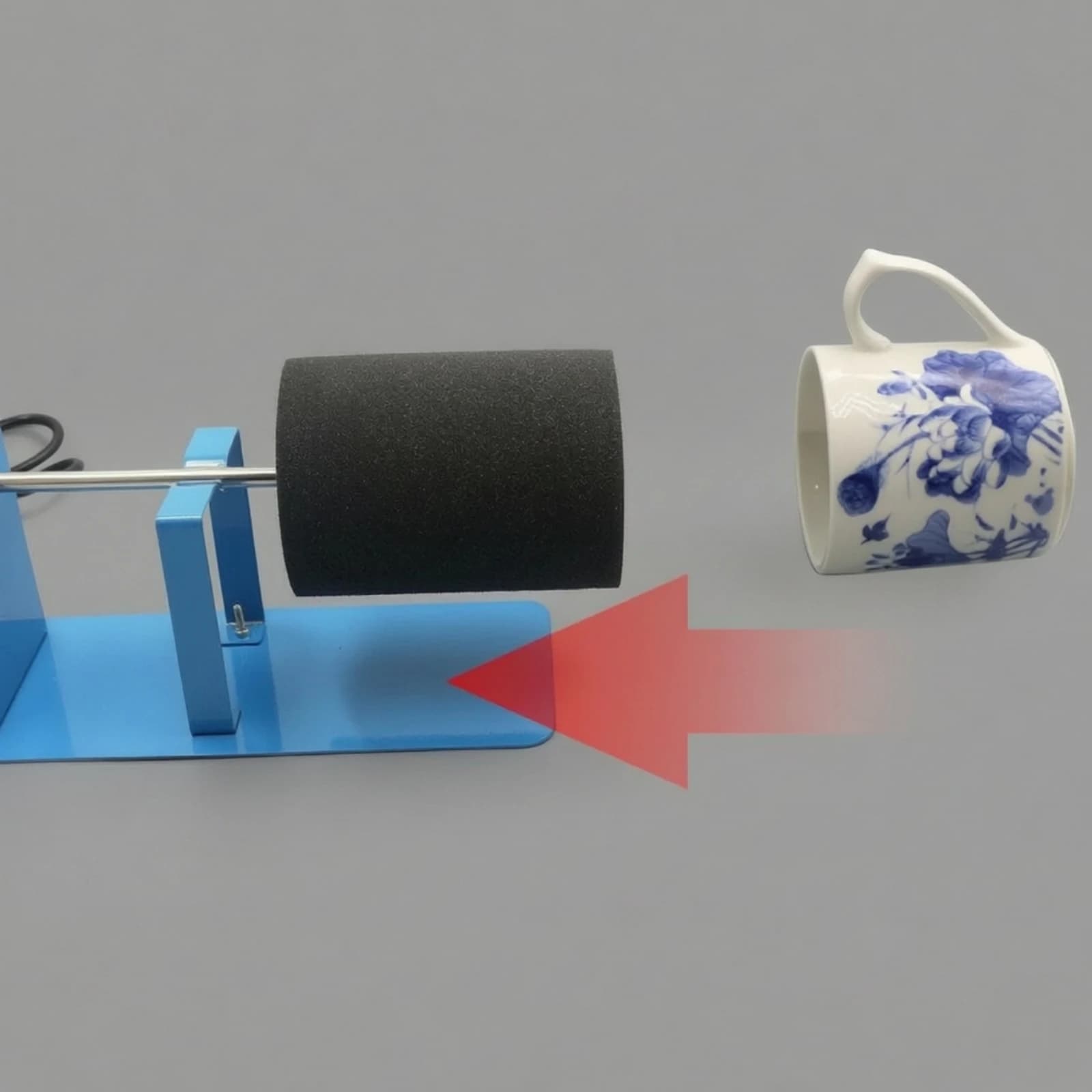 Cup Turner with Foam Roller Electric Cup Turner Rotator Rotary Machine Stable for DIY Makers, Crafting, Workshops