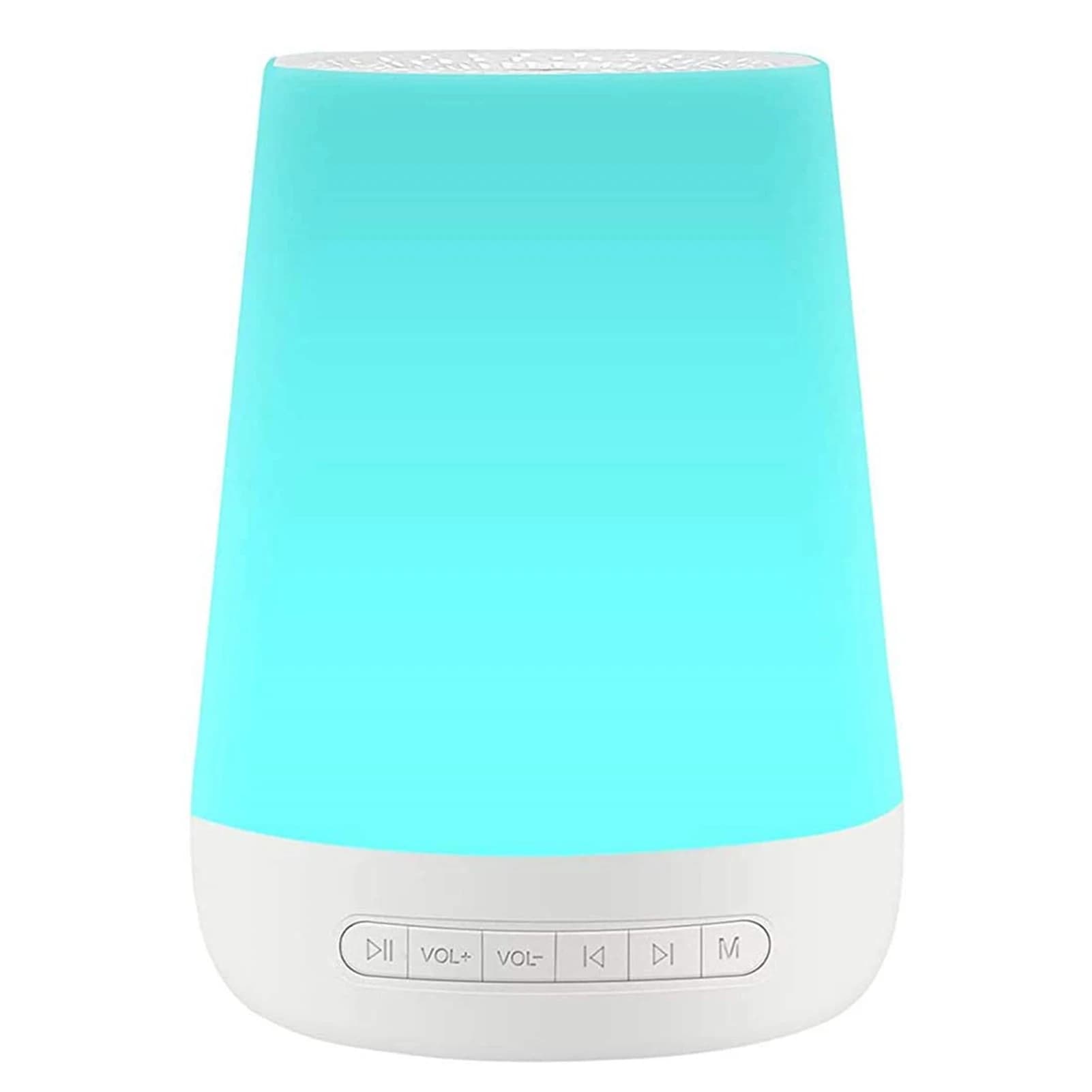 MBZ085 White Noise Machine Baby Sleep Sound Machine luci notturne colorate 28 suoni rilassanti con Jack per cuffie da 3.5mm