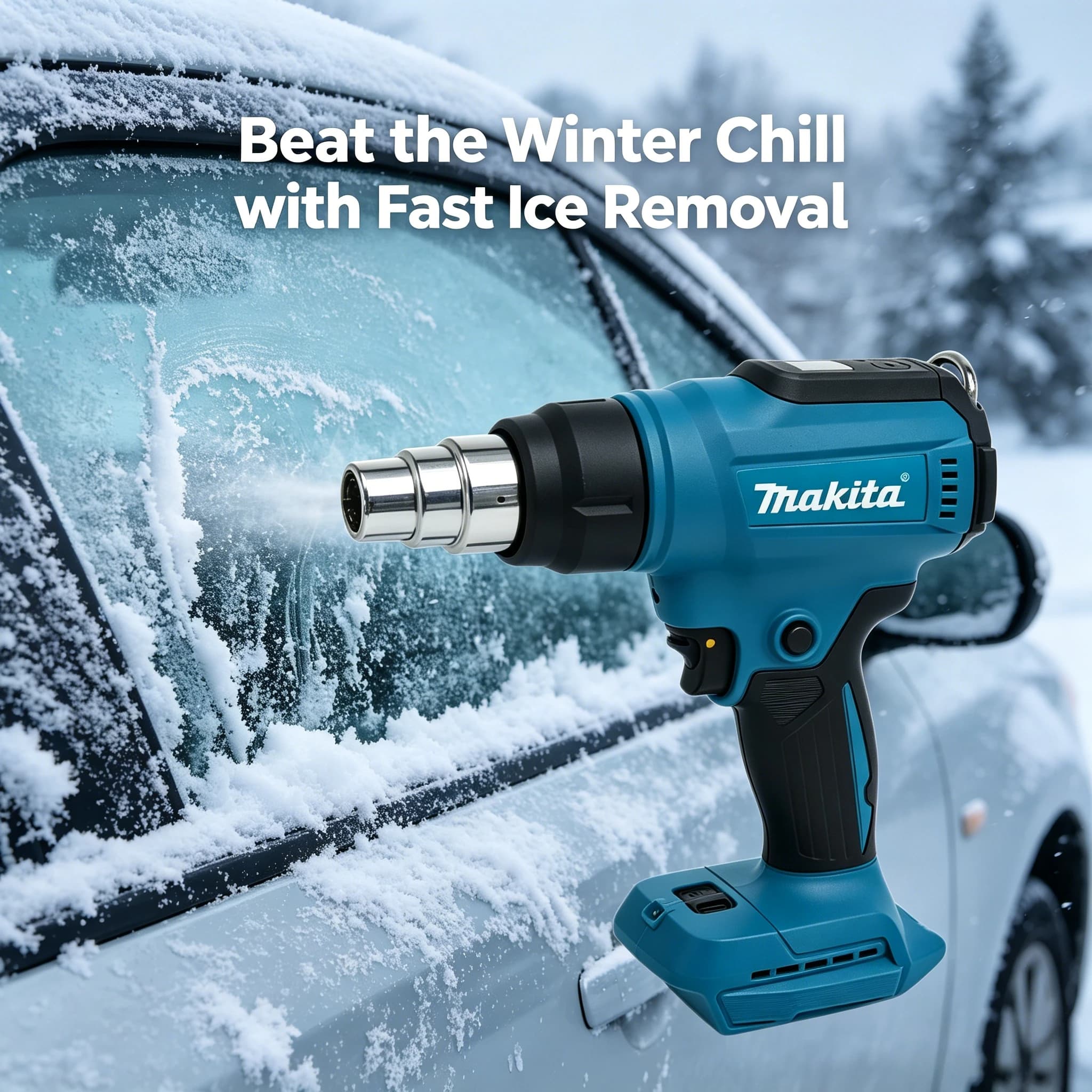 Makita Original 18V 550°C Heat Gun | Cordless Temperature Control Hot Air Blower (Without Battery)