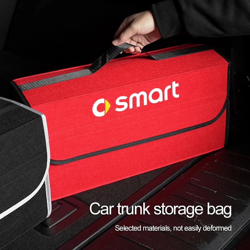 Bagagliaio di un'auto Organizer Box Borsa di Immagazzinaggio Pieghevole di Grande Capacità Per Smart Fortwo 451 450 453 EQ Forfour Roadster Forjeremy Crossblade