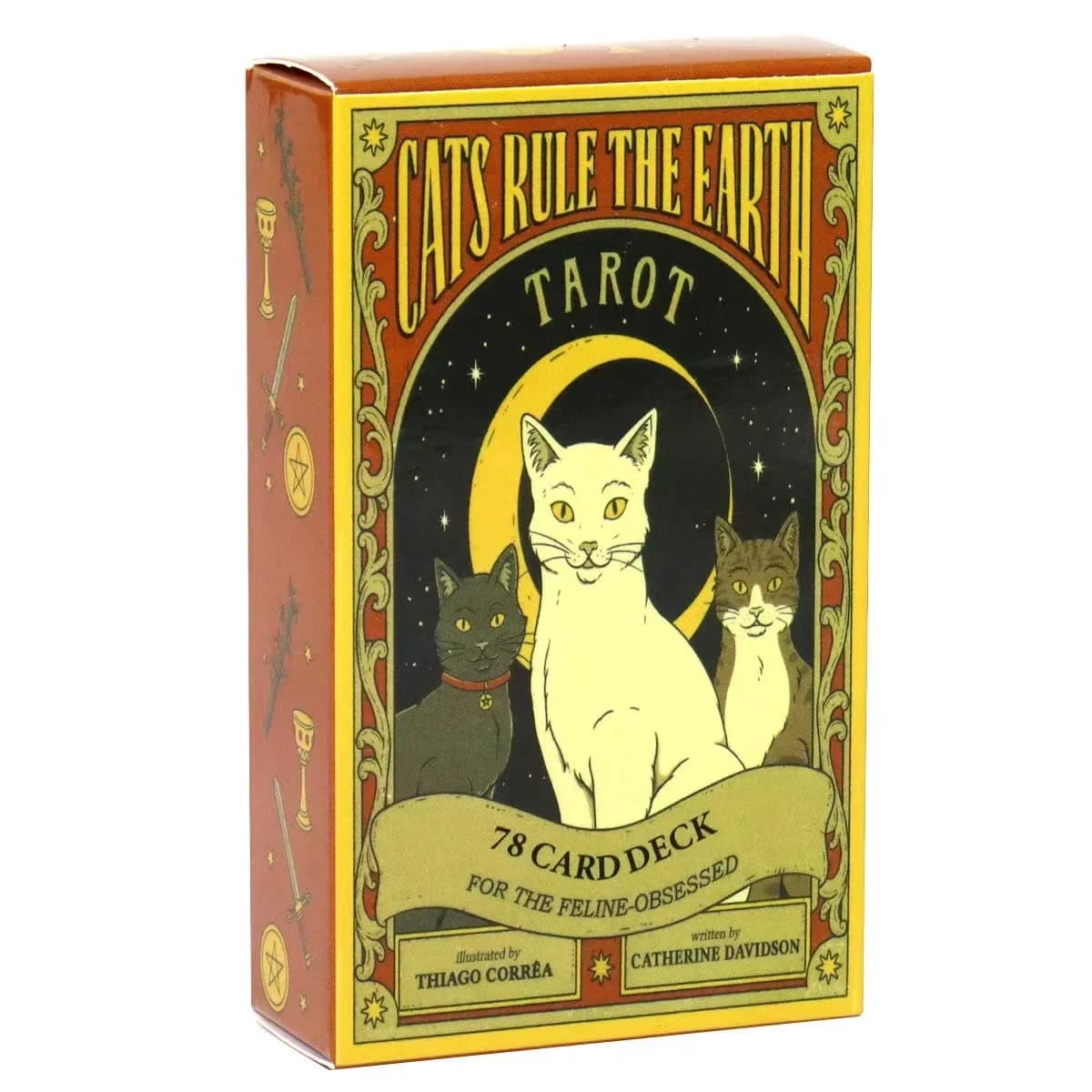 CALDO!!! Gatti Rule Earth carte dei tarocchi A 78 Oracle English Visions Divination Edition Mazzo Borad Giochi di gioco