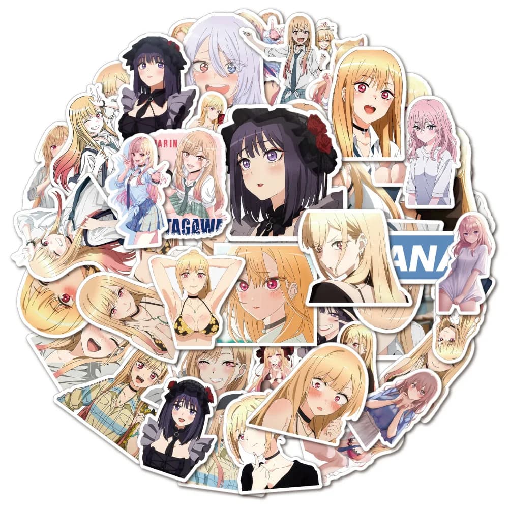 10/30/50PCS My Dress Up Darling adesivi divertenti anime decalcomanie Kawaii Girl Graffiti scrapbook bagagli laptop chitarra bici adesivo