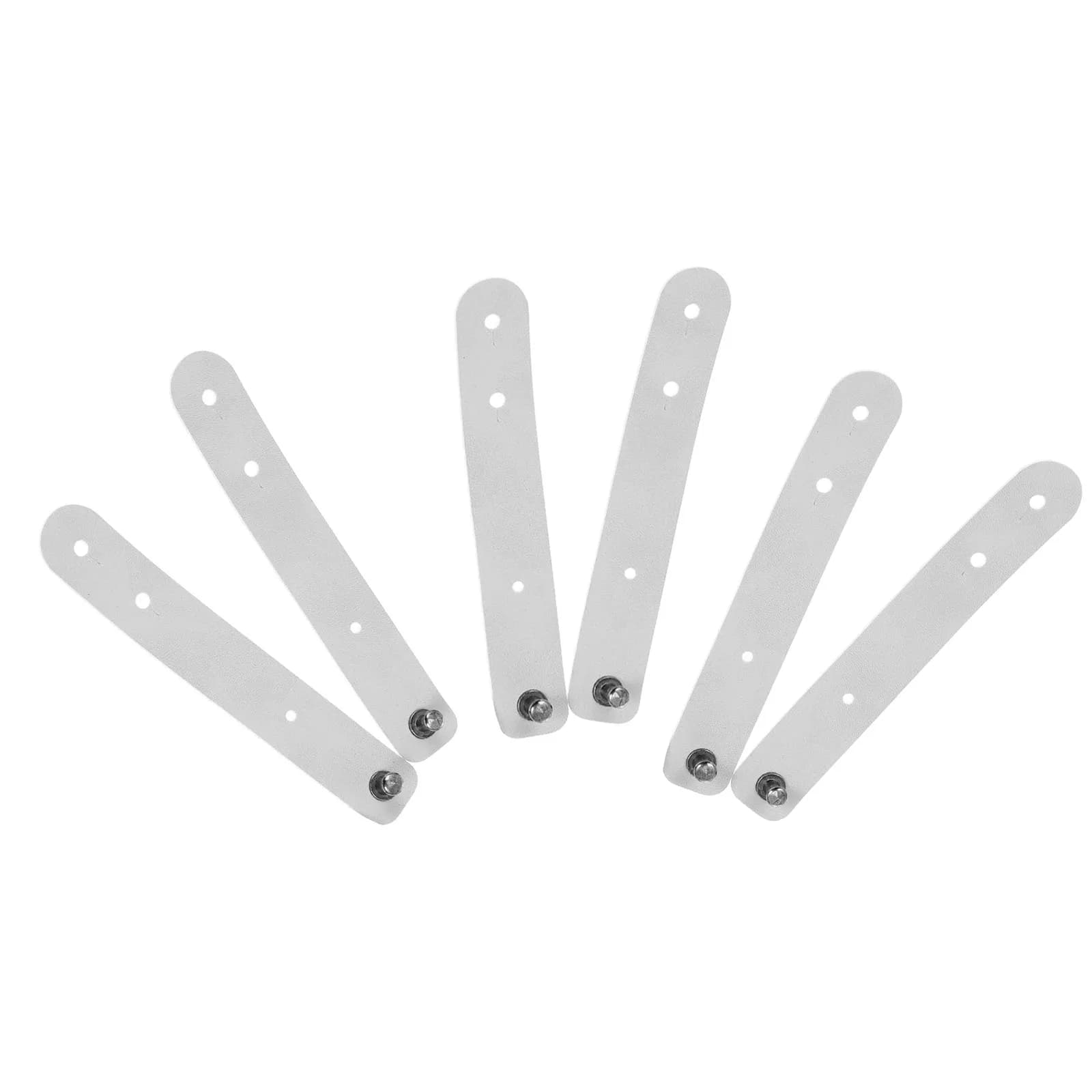 Set di 6 fermacavi regolabili per telefono, laptop, auricolari, cavi USB, organizer per cavi.