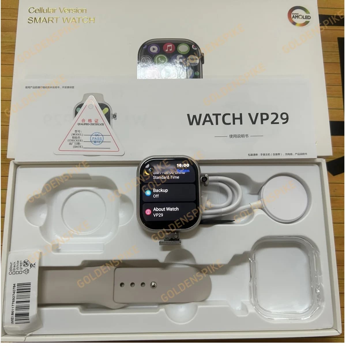 VP29 S10 Plus Smartwatch 4G LTE 2.29 pollici 8MP HD Camera Tiktok Whatsapp App Store Videochiamate 256GB Rom Uomo Smart Watch Donna