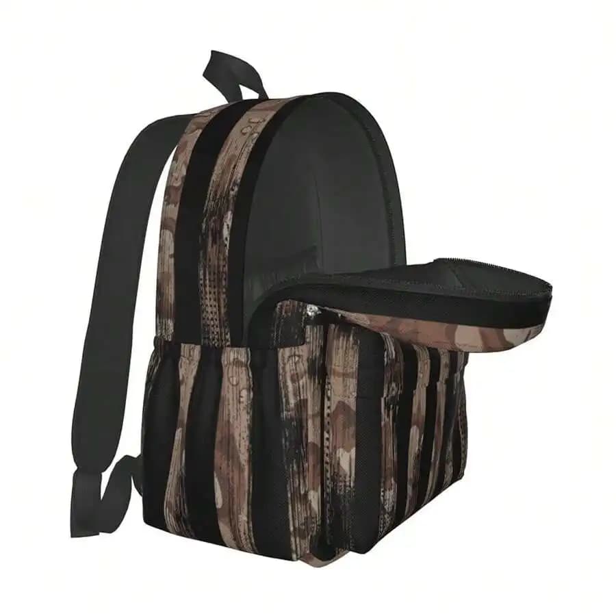 Camo Vintage Lightweight Casual Laptop Backpack Travel Daypack For Adults