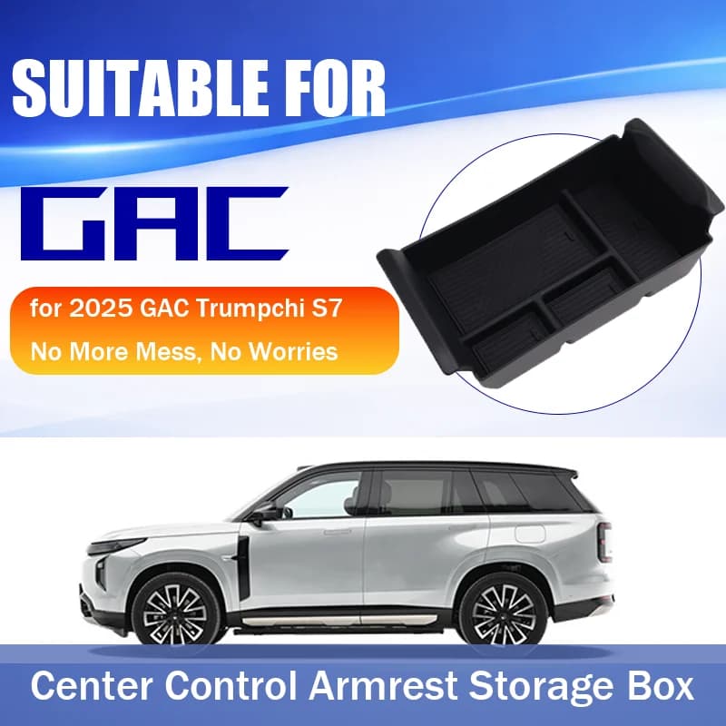 Suitable for 2025 GAC Trumpchi S7 Central Control Armrest Box Storage Box Storage Box Auto Supplies Dropshipping