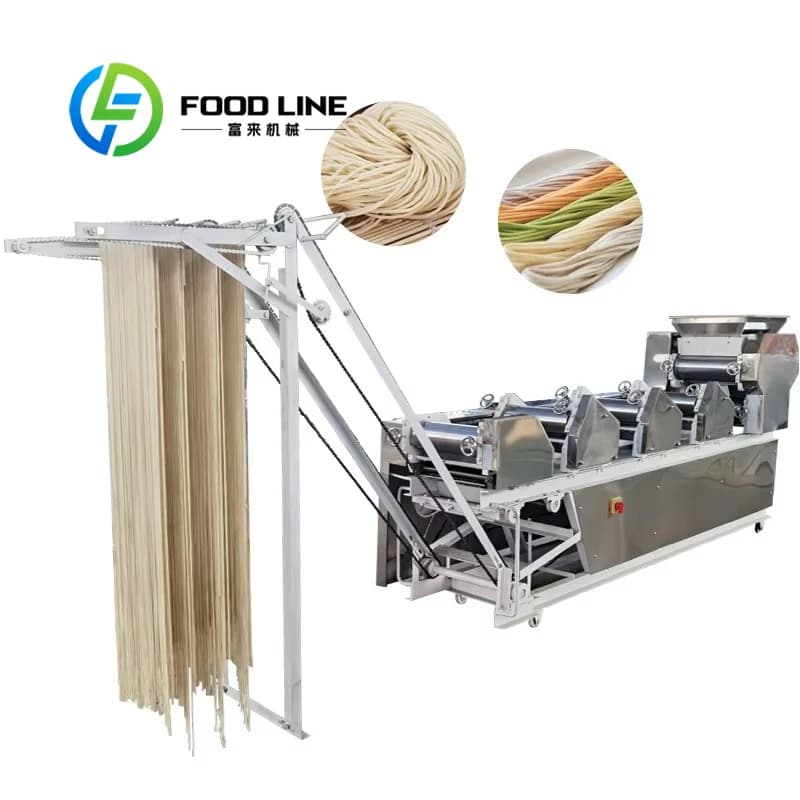 Macchina per la produzione di pasta cinese elettrica commerciale Pressa automatica per tagliatelle per la produzione di tagliatelle secche istantanee fresche