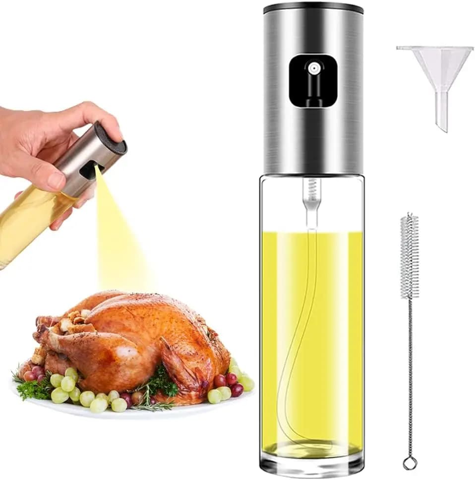 Spruzzatore d'Olio per Cucina, Nebulizzatore per Olio d'Oliva per Friggitrice ad Aria, Accessori da Cucina per Cottura, Grigliate, BBQ