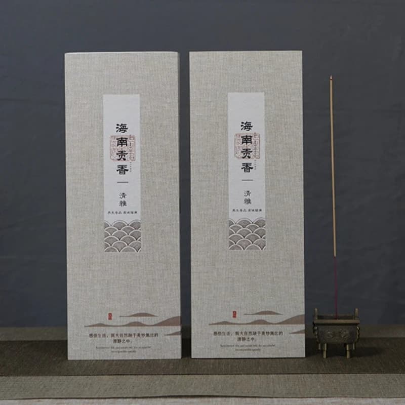 Hainan Agarwood Incense Stick Calms Mind Promotes Sleep Removes Odors, Purifies Air Soothes Spirit Household Bedroom Joss Stick