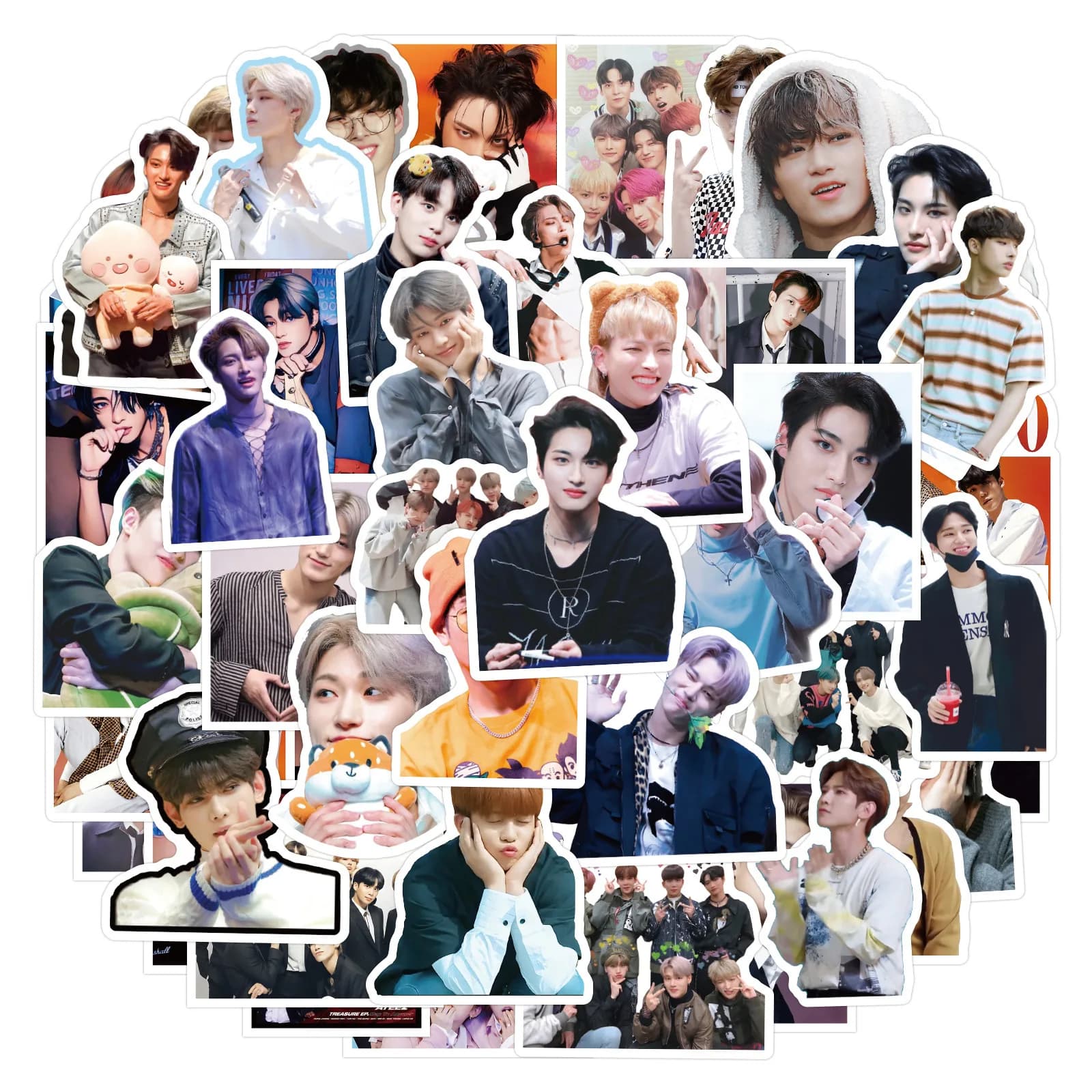 110 pezzi adesivo Kpop Idol ATEEZ adesivi gruppo ragazzo coreano bagagli fai da te laptop telefono chitarra skateboard decalcomanie impermeabili