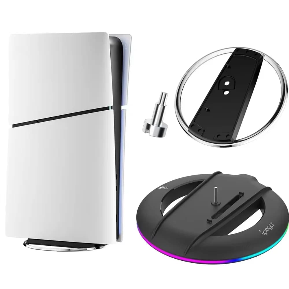 Base di supporto di raffreddamento verticale per disco sottile PS5 / staffa di supporto base antiscivolo per console digitale per accessori da gioco PS5