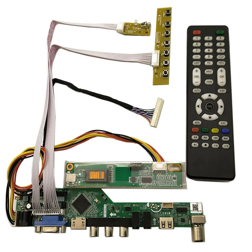 Kit scheda TV per LTN154AT07-001 LTN154AT07-002 LTN154AT07-T01/301 TV+HDMI+VGA+AV+USB Driver scheda controller schermo LCD LED