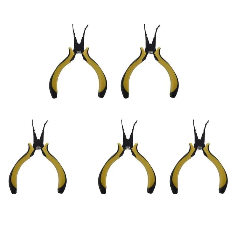 Pinza per collegamenti a sfera con testa in metallo 5X per elicotteri RC, aerei, auto, giallo-AT36